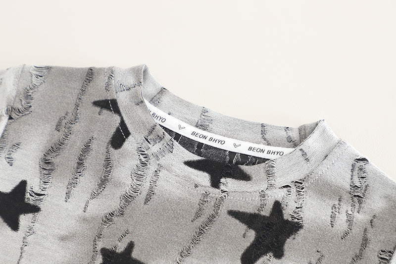 Printed T-shirt and Shorts Set