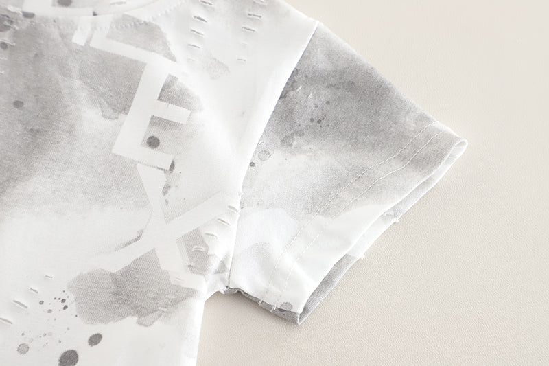Printed T-shirt and Shorts Set