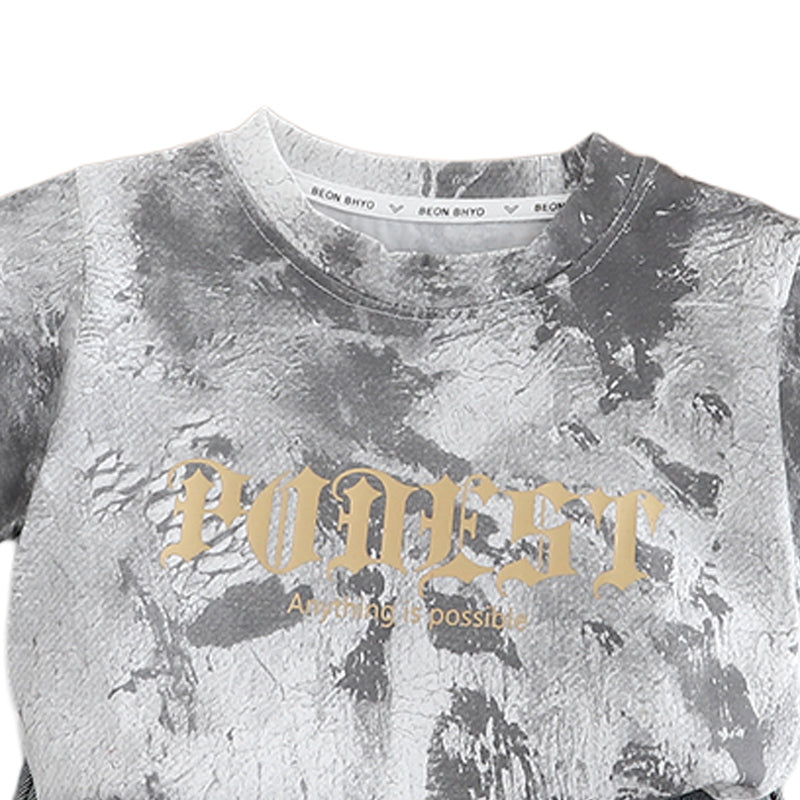 Printed T-shirt and Shorts Set