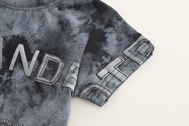 Printed T-shirt and Shorts Set