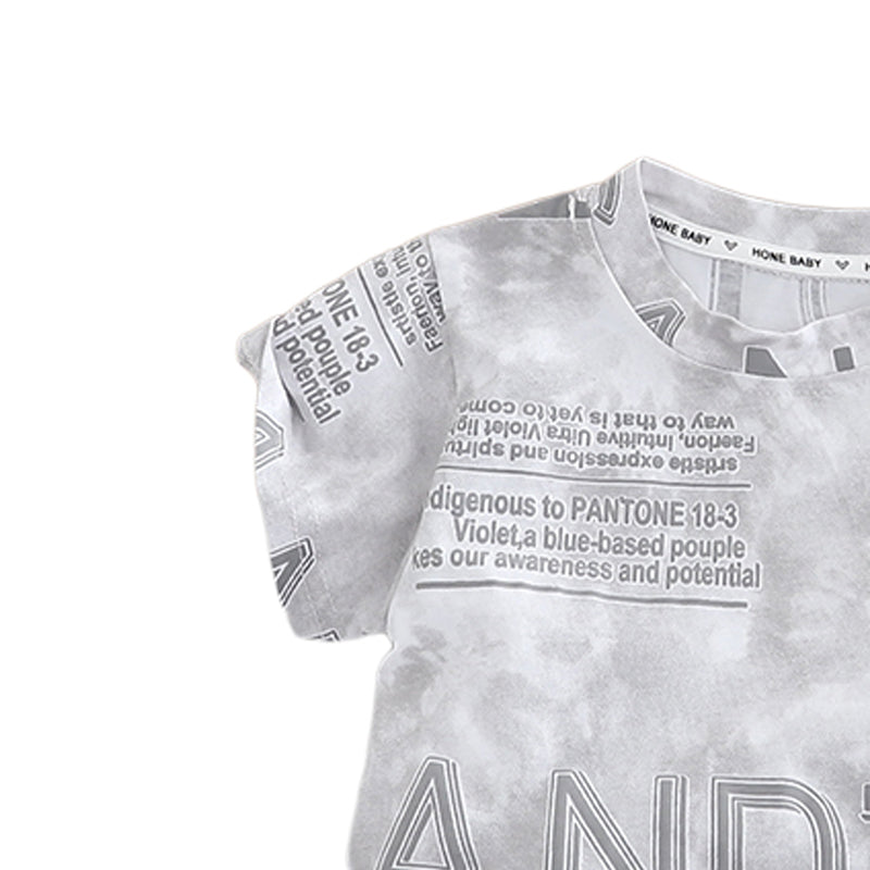 Printed T-shirt and Shorts Set