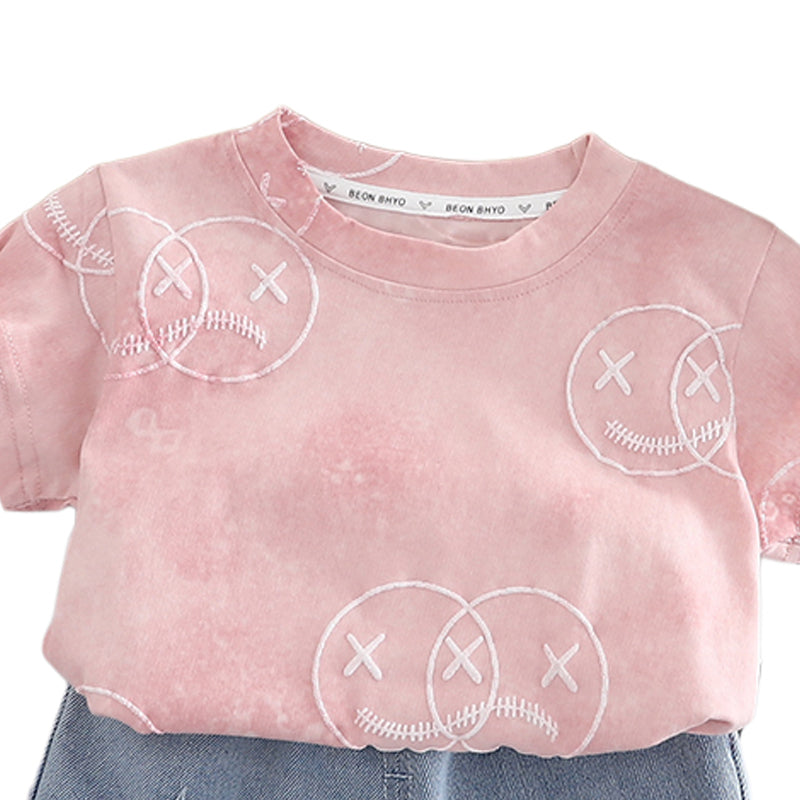 Printed T-shirt and Shorts Set