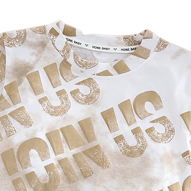Printed T-shirt and Shorts Set