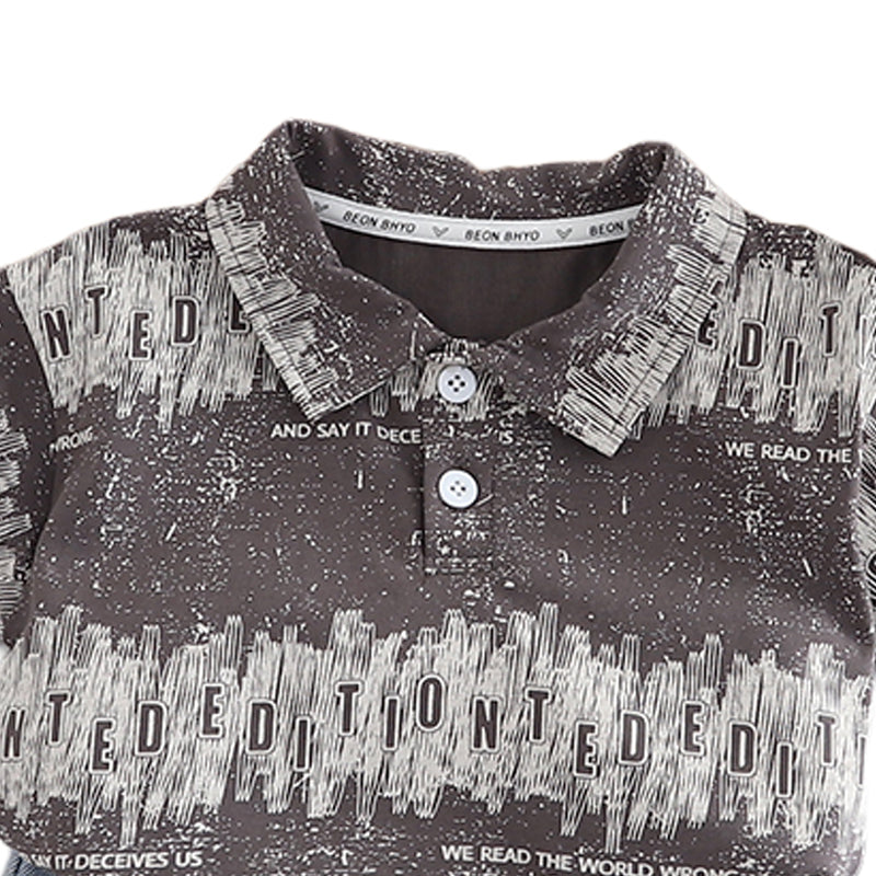 Printed T-shirt and Shorts Set