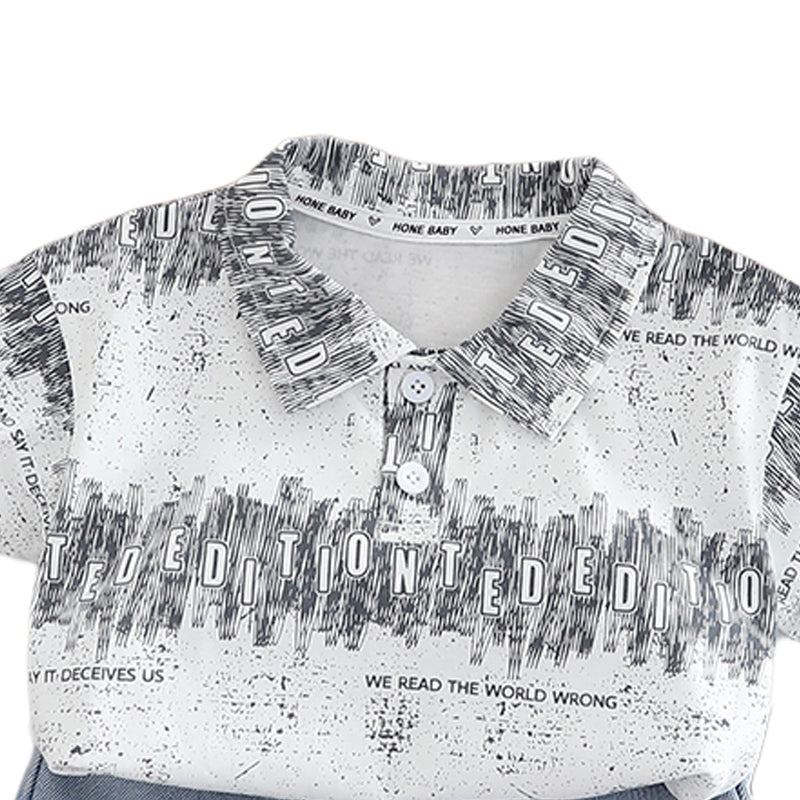 Printed T-shirt and Shorts Set