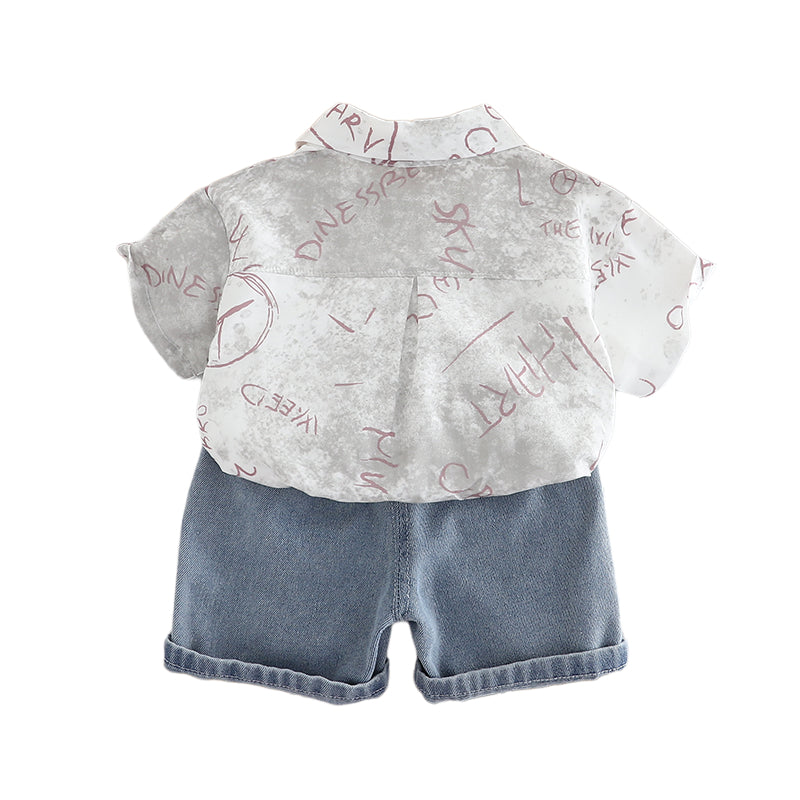 Boys Printed Cotton Clothing set