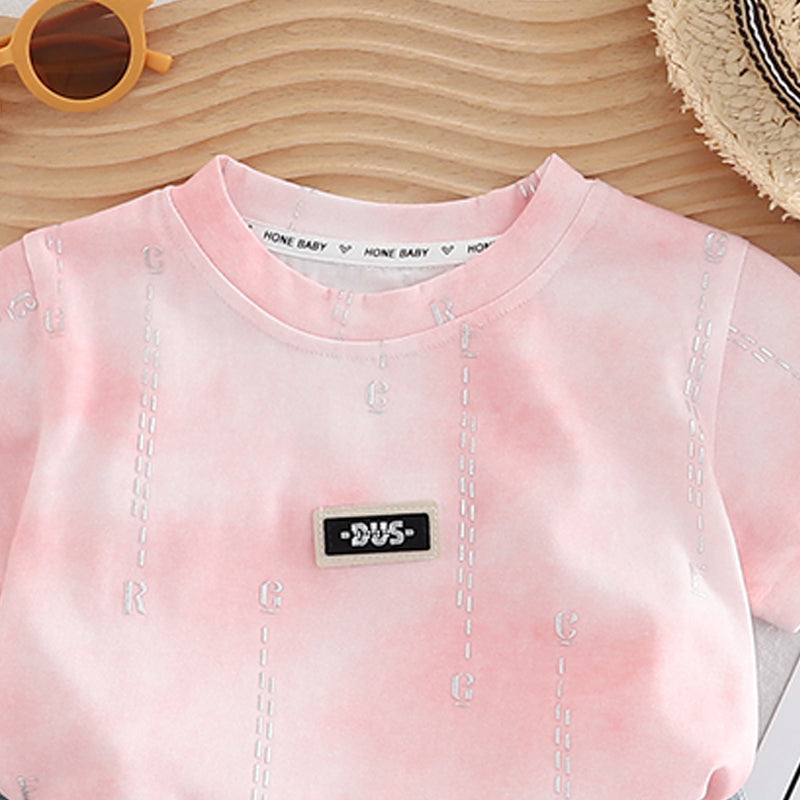 Boys Printed Pure Cotton T-shirt with Shorts