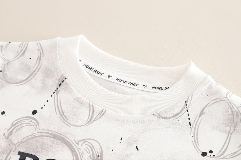 Boys Printed T-shirt With Shorts