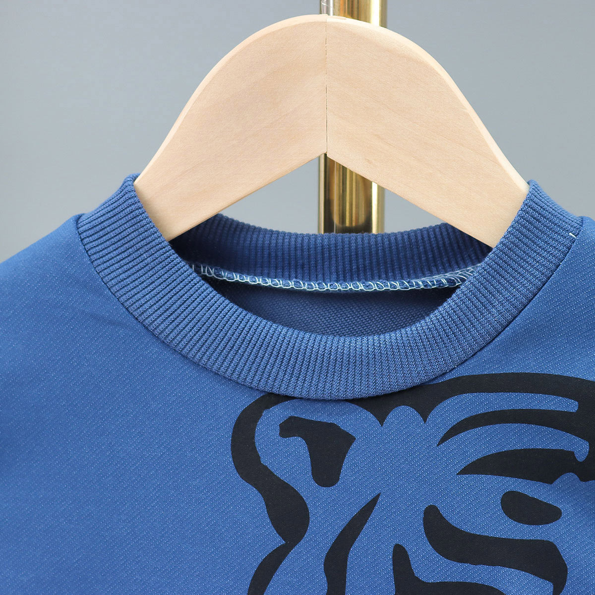Boys Blue Printed T-shirt with Pyjamas