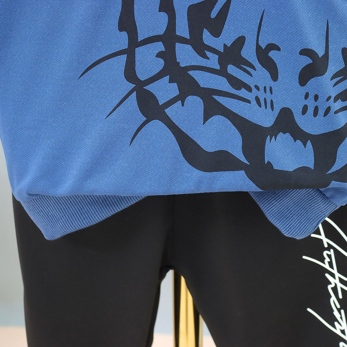 Boys Blue Printed T-shirt with Pyjamas