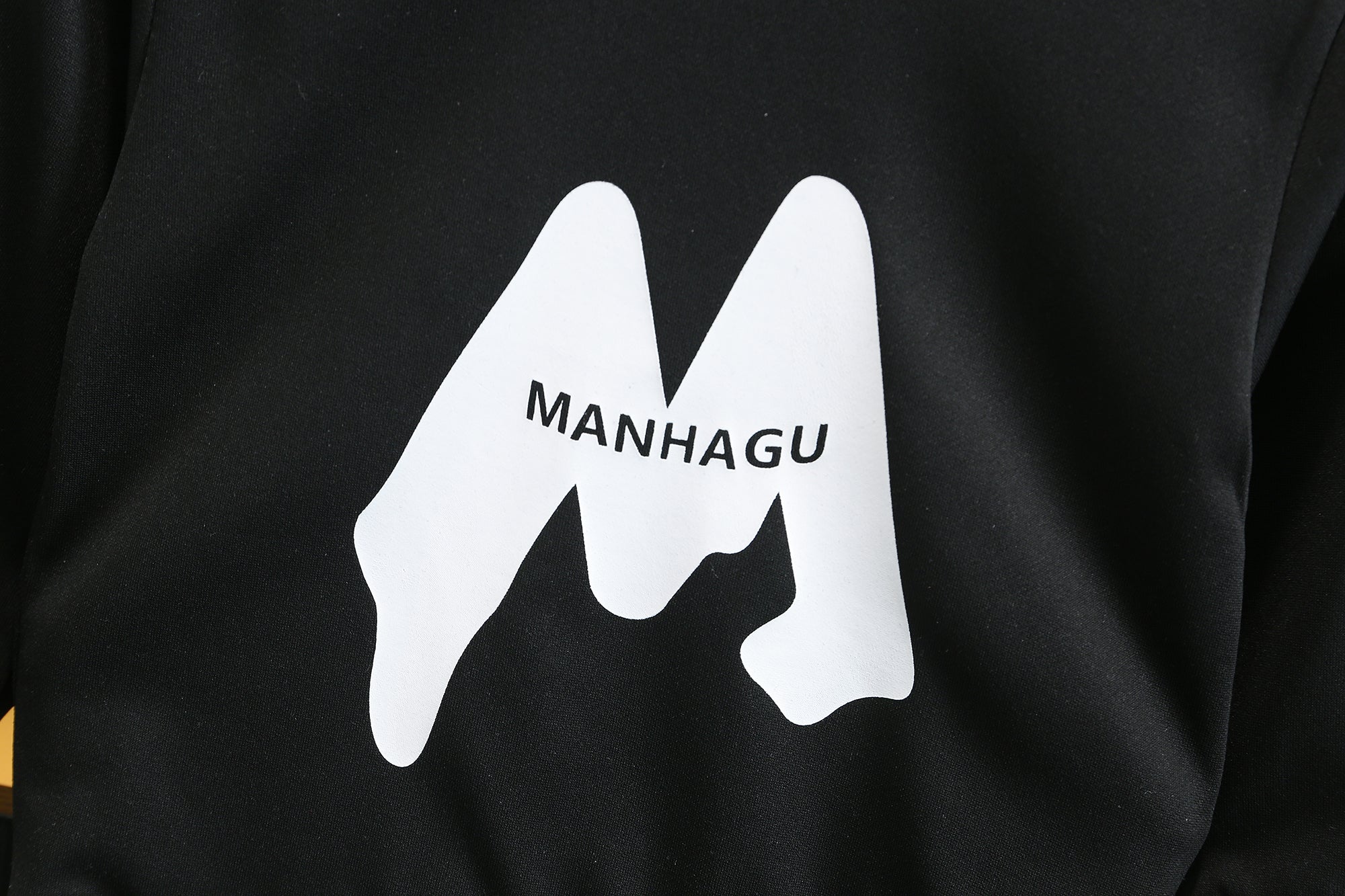 Boys Black & White Printed T-Shirt With Trousers