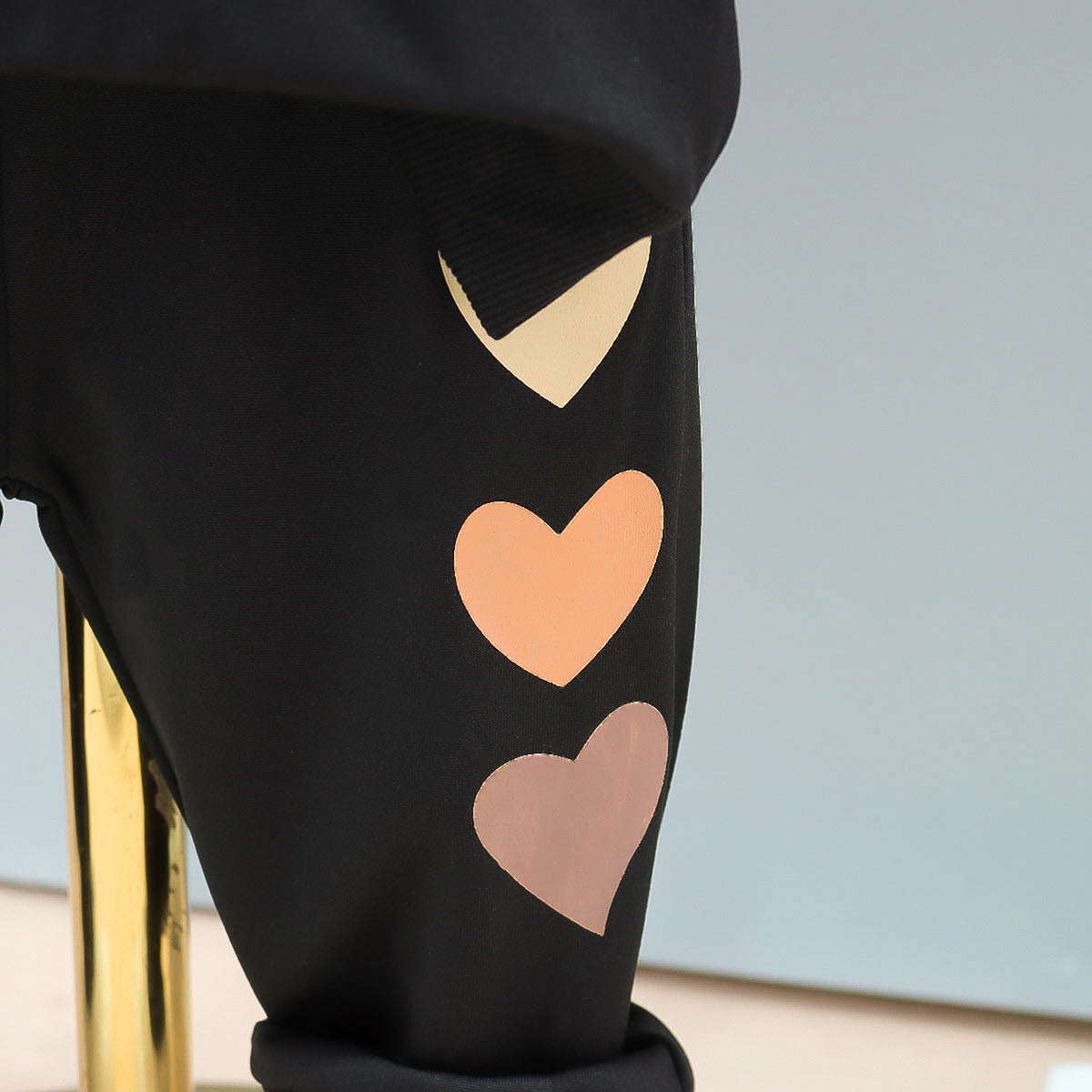 Boys Black & Yellow Printed T-shirt with Trousers