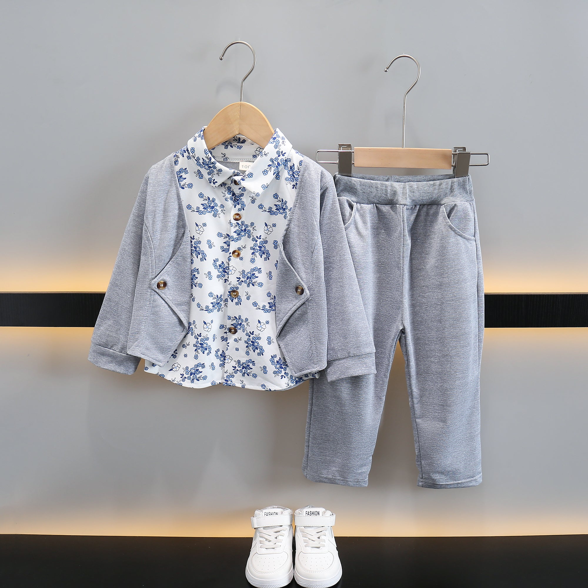 Boys Printed Shirt with Pyjamas