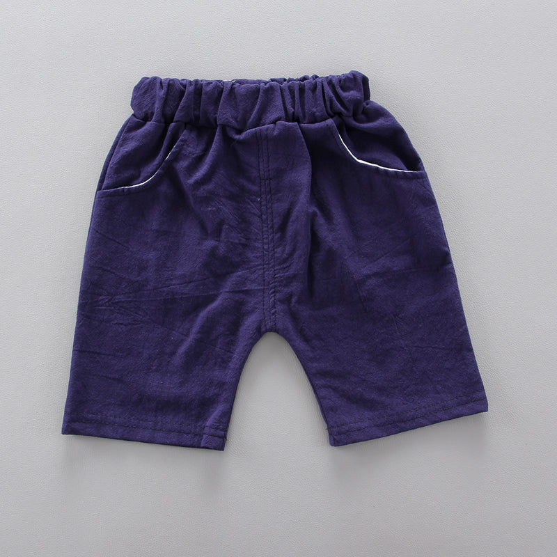 Boys Printed Pure Cotton Shirt with Shorts