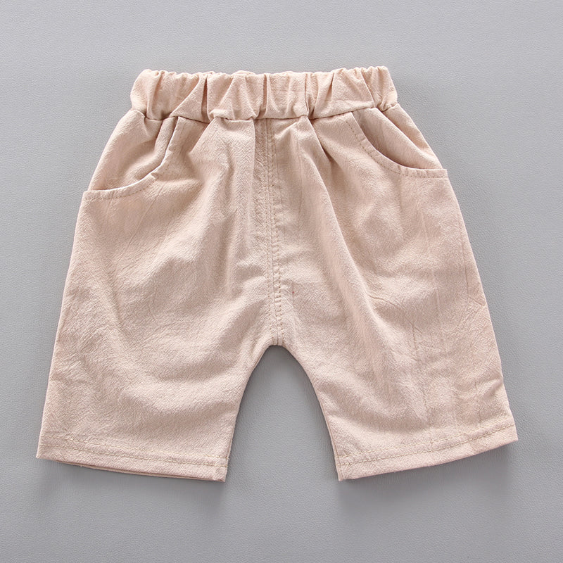 Boys Printed Pure Cotton Shirt with Shorts