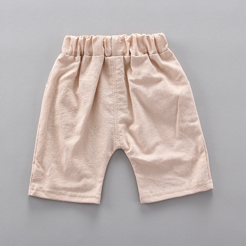 Boys Printed Pure Cotton Shirt with Shorts