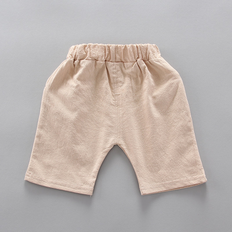 Boys Printed Pure Cotton Shirt With Shorts