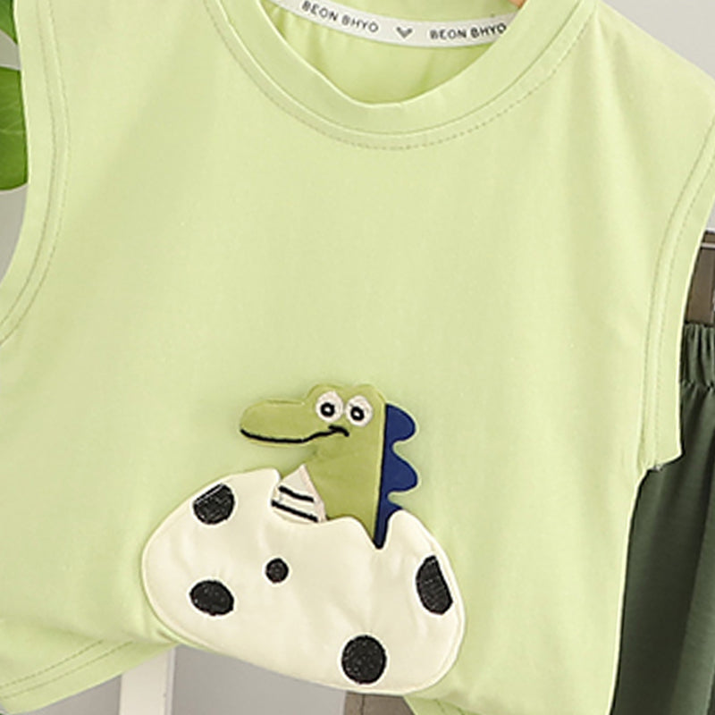 Printed T-shirt and Trousers Set