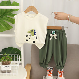 Printed T-shirt and Trousers Set