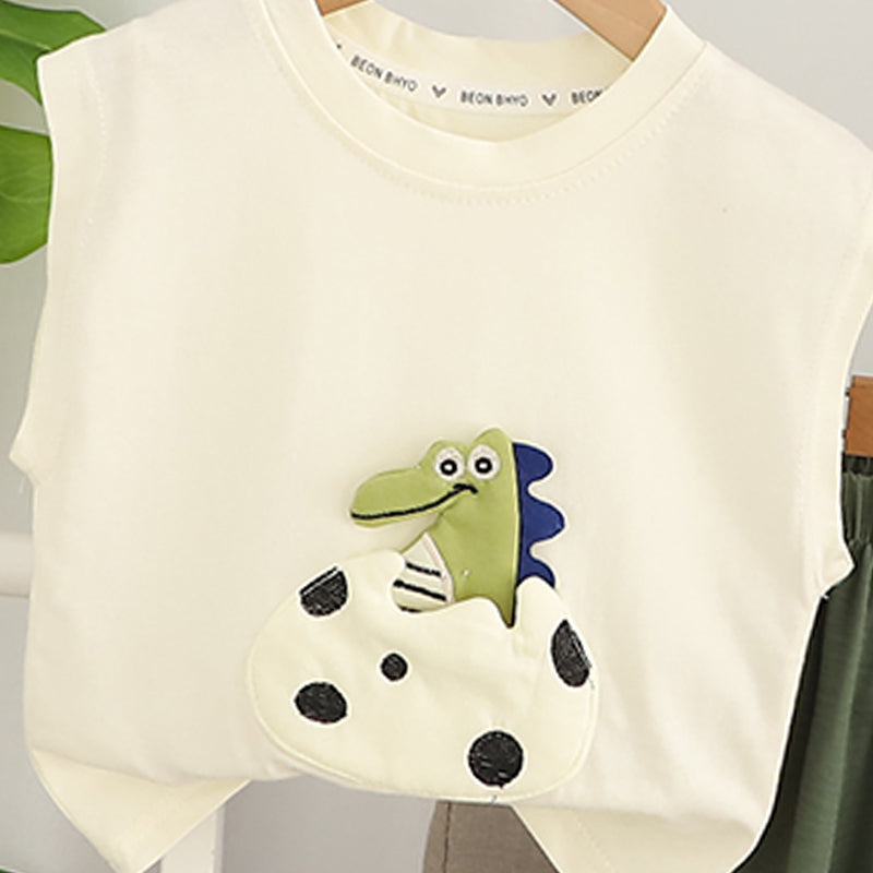 Printed T-shirt and Trousers Set