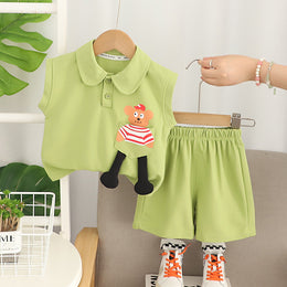 Printed Shirt and Shorts Set