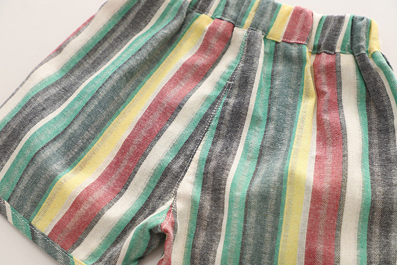 Printed T-shirt and Shorts Set