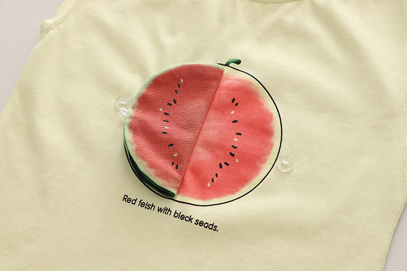 Printed T-shirt and Shorts Set