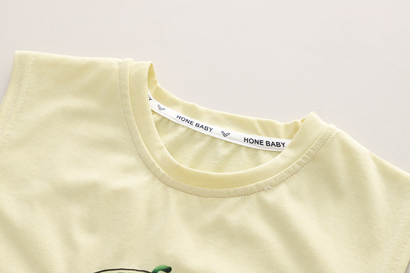 Printed T-shirt and Shorts Set