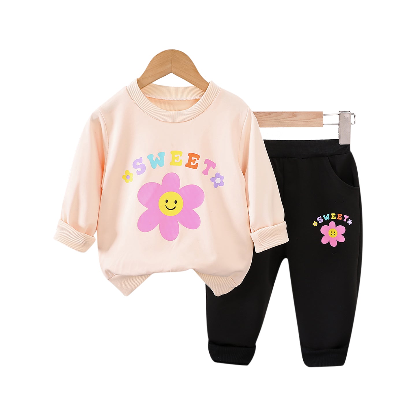 Girls Printed T-shirt with Trouser