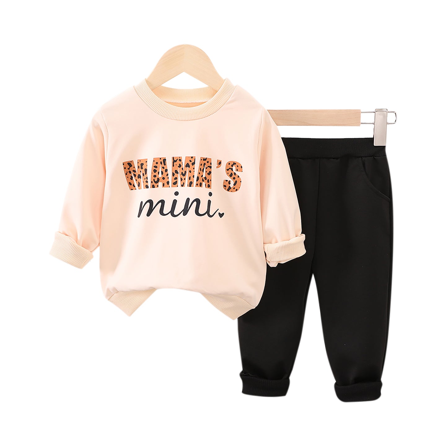 Girls Printed Sweatshirt With Trouser