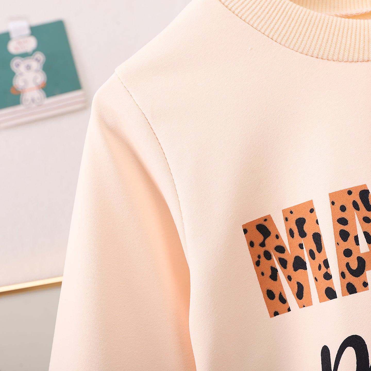 Girls Printed Sweatshirt With Trouser