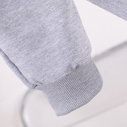 Boys Printed Round Neck Long Sleeves Sweatshirt With Jogger