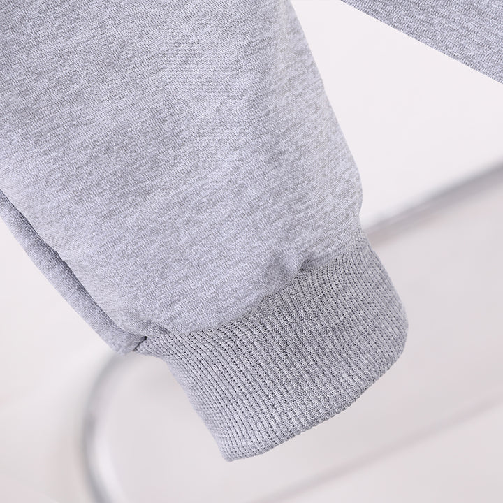 Boys Printed Round Neck Long Sleeves Sweatshirt With Jogger