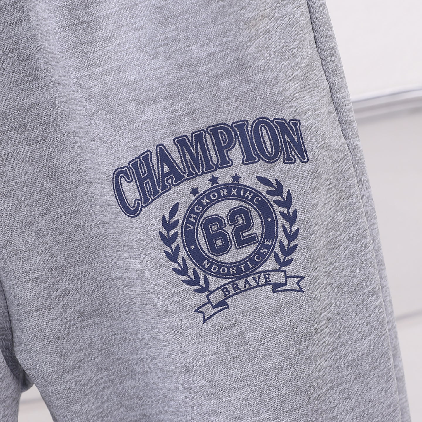 Boys Printed Round Neck Long Sleeves Sweatshirt With Jogger