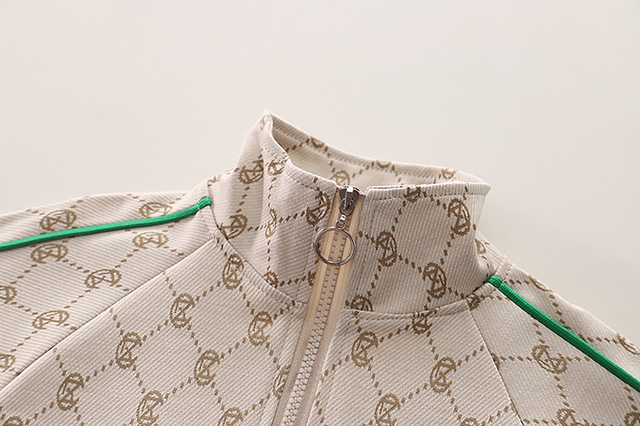Kids Beige Printed Pure Cotton Sweatshirt & Pyjamas