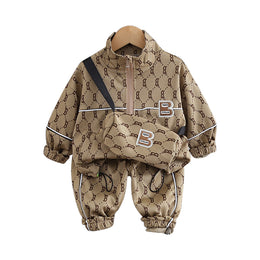 Kids Printed Pure Cotton Top with Trouser