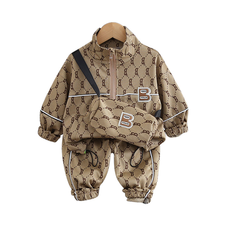 Kids Printed Pure Cotton Top with Trouser