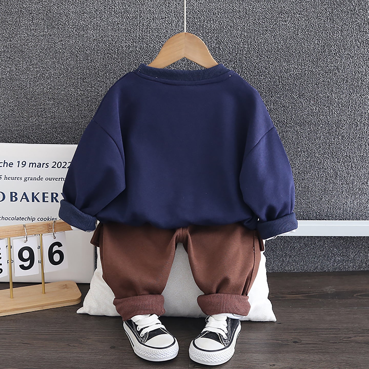 Kids Printed Pure Cotton T-shirt with Trousers
