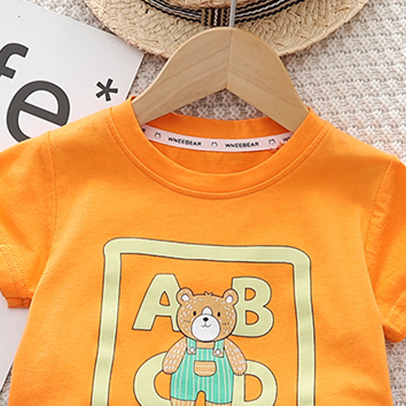 Printed T-shirt and Shorts Set