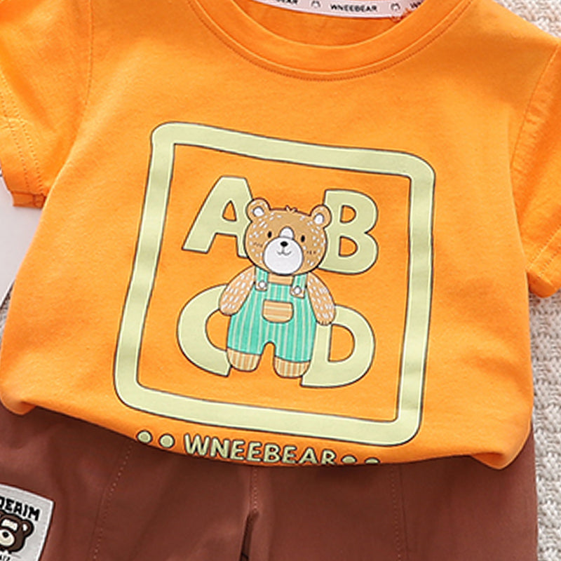 Printed T-shirt and Shorts Set