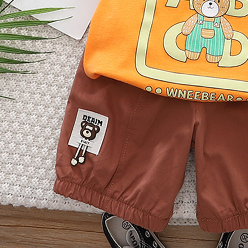 Printed T-shirt and Shorts Set
