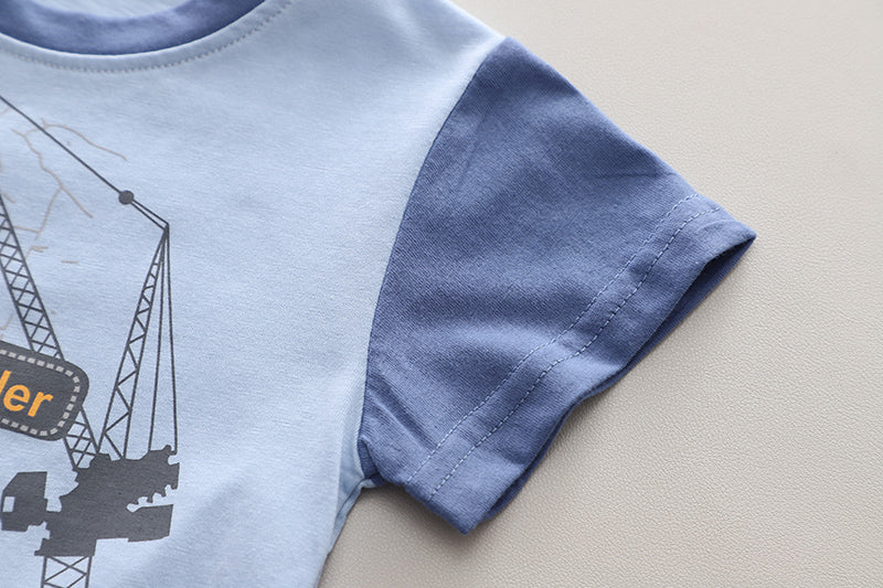 Printed T-shirt and Shorts Set
