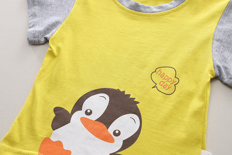 Printed T-shirt and Shorts Set