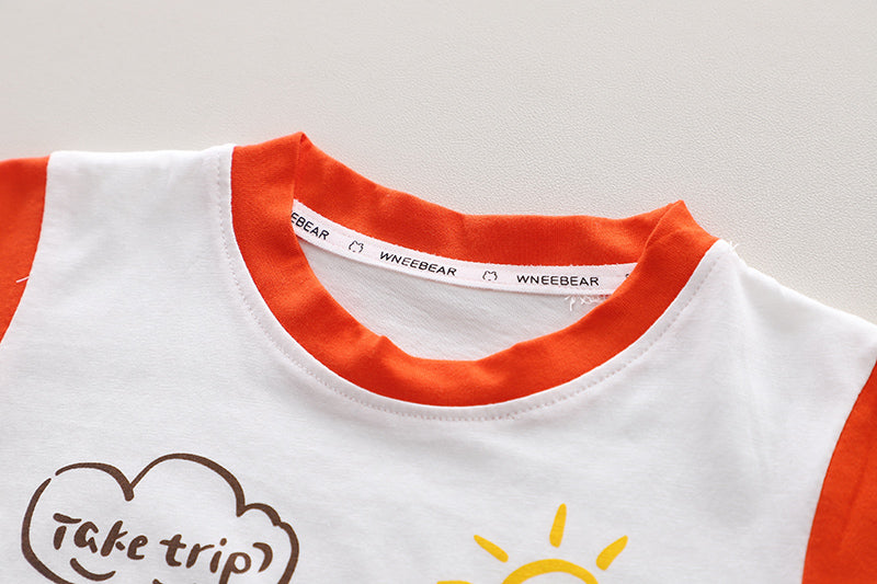 Printed T-shirt and Shorts Set