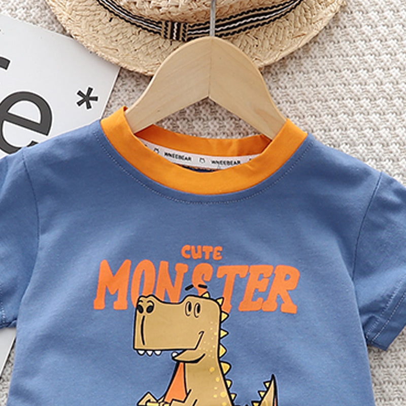 Printed T-shirt and Shorts Set