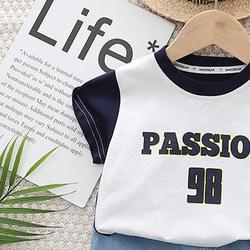 Printed T-shirt and Shorts Set