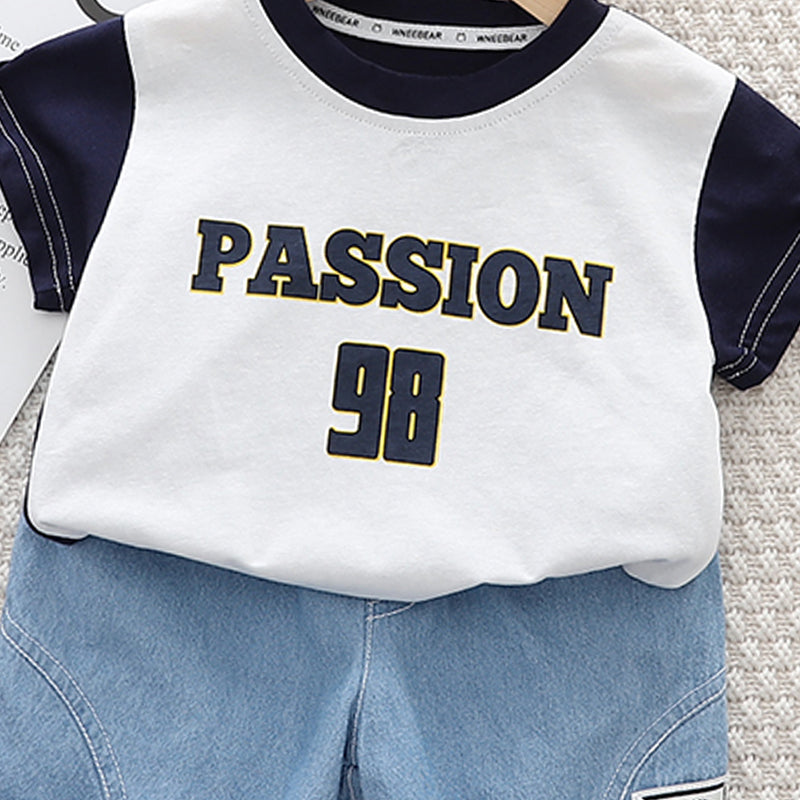 Printed T-shirt and Shorts Set