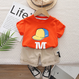 Printed T-shirt and Shorts Set