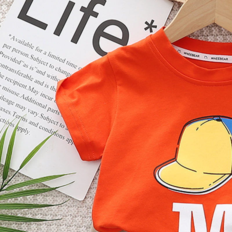 Printed T-shirt and Shorts Set