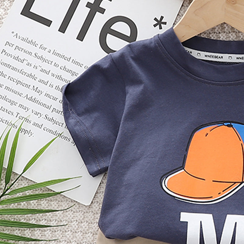 Printed T-shirt and Shorts Set